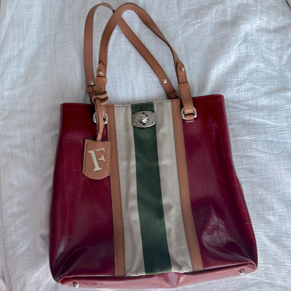 Vintage Furla tote style bag